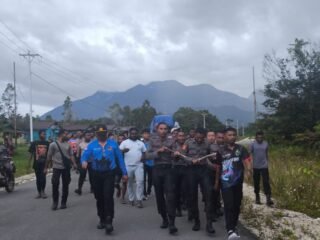 “Polres Mamberamo Tengah Sambut Kedatangan Delapan Bintara Remaja Angkatan 53”