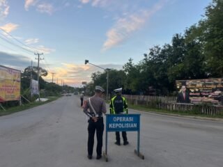 Ops Keselamatan Cartenz 2026 Terus Berjalan, Sat Lantas Polres Sarmi Imbau Pengguna Jalan Tertib