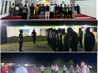 Polres Mamberamo Tengah Pastikan Keamanan Ibadah Tarawih Hari ke-11 Berjalan Lancar