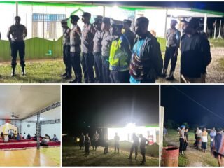 Tarawih Hari ke-14 di Polres Mamberamo Tengah Berjalan Aman dan kondusif