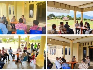 Polres Mamberamo Tengah Fasilitasi Mediasi GIDI dan GPDI Terkait Pemalangan Aula BKD