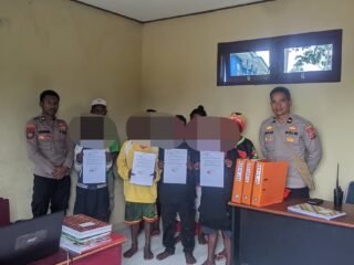 Pendekatan Persuasif, Polres Mamberamo Tengah Bina Empat Anak Pelaku Pencurian