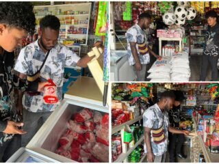 Sat Reskrim Polres Mamberamo Tengah Lakukan Pemantauan Harga dan Stok Sembako di Pasar Sentral Kobakma