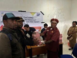 Pengamanan Penyaluran Program Bantuan Sosial Kemensos RI Sembako dan PKH Tahap 1 Tahun 2026 di Kab Lanny Jaya