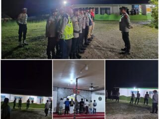 Polri Hadir Berikan Rasa Aman pada Pengamanan Shalat Tarawih Hari ke-24 Ramadhan