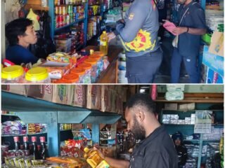 Pastikan Ketersediaan Sembako Selama Ramadhan, Sat Reskrim Polres Mamberamo Tengah Turun ke Pasar