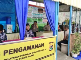 Kapolres Sarmi Tinjau Pos PAM Operasi Ketupat Cartenz 2026, Pastikan Kesiapan Personel