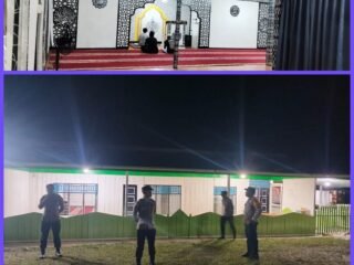 Hari Ke-29 Ramadhan, Personel Polres Mamberamo Tengah Amankan Ibadah Tarawih