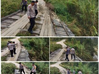 Keselamatan Diutamakan, Polisi Cek Langsung Jembatan Kobakma–Wamena