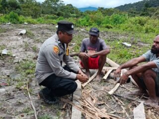 Polisi Sambangi Warga Erageam, Ajak Jaga Keamanan dan Jauhi Narkoba