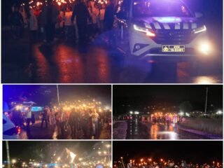 Polres Mamberamo Tengah Amankan Pawai Obor Paskah di Kota Kobakma, Jemaat Rayakan Kebangkitan dengan Khidmat