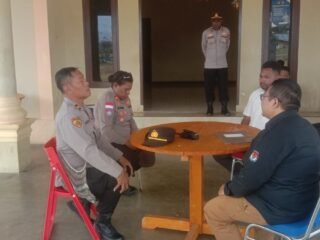 Silaturahmi KPU dan Polres Mamberamo Tengah, Bahas Keamanan Lingkungan Kantor