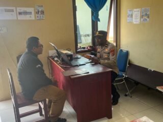 Pengaduan Warga Dilayani dengan Humanis di SPKT Polres Mamberamo Tengah