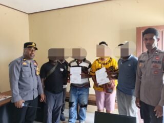 Polres Mamberamo Tengah Selesaikan Permasalahan KDRT di Honai Papeda Secara Damai