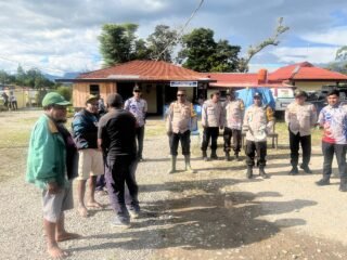 Polsek Kelila dan Polsek Wamena Kota Berhasil Mediasi Kasus Penikaman, Berakhir Damai