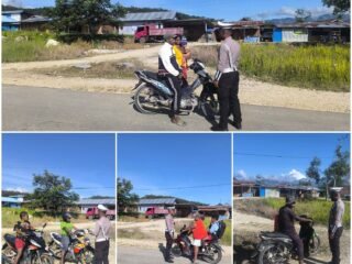 Satlantas Polres Mamberamo Tengah Intensifkan Strong Point, Pelanggaran Masih Terjadi