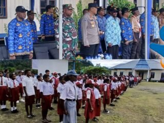 Kapolres Mamberamo Raya Mengikuti Upacara Bendera dalam rangka memperingati Hut Hari Pendidikkan Nasional (Hardiknas) ke-67 tahun 2026