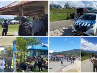 Polres Mamberamo Tengah Tangani Gangguan Kamtibmas Pasca Kelulusan SMA Negeri 1 Kobakma