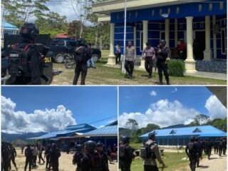 Patroli KRYD Polres Mamberamo Tengah Jaga Kamtibmas Pasca Kericuhan di Kobakma