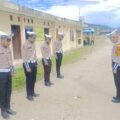 Ciptakan Kamseltibcar Lantas, Sat Lantas Mamberamo Tengah Laksanakan Strong Point