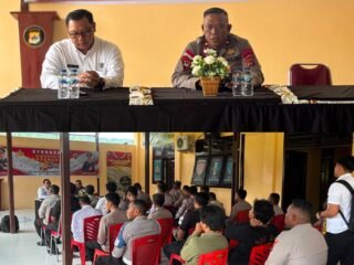 Polres Mamberamo Raya Terima Kunjungan Tim Irwasda Polda Papua Untuk Pelaksanaan Verifikasi 