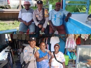 Bhabinkamtibmas Polres Mamberamo Raya Tingkatkan Kemitraan Dengan Masyarakat Melalui Kegiatan Sambang 