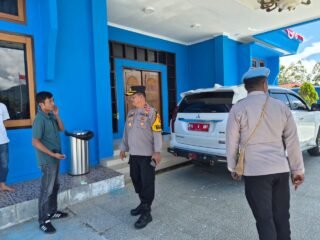 Polres Mamberamo Tengah Redam Aksi Pemalangan, Tuntutan Empat Puluh Lima Juta Rupiah Diselesaikan