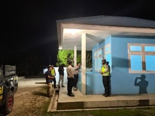 Polres Mamberamo Tengah Pastikan Bank Papua dan RS Lukas Enembe Aman Melalui Patroli Malam