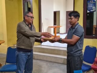 IKT Salurkan Bantuan kepada Korban Kebakaran Barak Asrama Personel Polres Mamberamo Tengah
