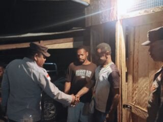 Regu I Polsek Kelila Sambangi Warga, Sampaikan Pesan Kamtibmas