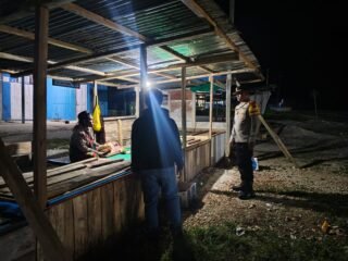 Patroli Malam Polres Mamberamo Tengah, Pastikan Situasi Kobakma Aman dan Kondusif