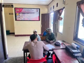 Wujud Kehadiran Polri, Polsek Kelila Layani Pengaduan Warga