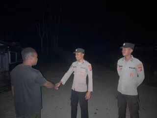 Patroli Regu II Polsek Kelila Sasar Pasar dan Sampaikan Pesan Kamtibmas kepada Warga