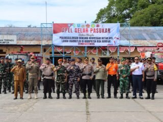 Cegah Karhutla, Polres Biak Numfor Gelar Apel Kesiapsiagaan dan Tekankan Respons Cepat