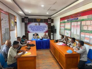 Polres Mamberamo Tengah Gelar Monitoring dan Evaluasi Penyerapan Anggaran Triwulan II Tahun Anggaran 2026