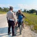 Satlantas Polres Mamberamo Tengah Perkuat Kehadiran di Jalan, Jaga Kamseltibcarlantas Pagi Hari