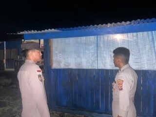 Patroli Malam, Polsek Kelila Perkuat Pengawasan Keamanan di Sekitar Mapolsek