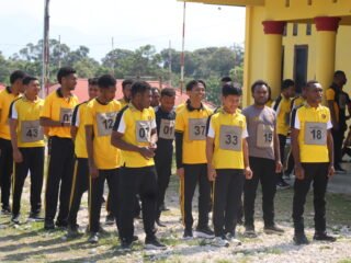 Jaga Kebugaran dan Kesiapan Tugas, Polres Mamberamo Tengah Gelar Tes Kesamaptaan Jasmani Semester II 2026
