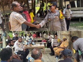 Dengar Langsung Aspirasi Warga, Kapolres Mamberamo Raya Hadir di Tengah Masyarakat Kampung Towau