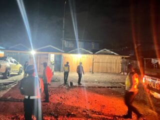 Polisi Hadir di Tengah Malam, Sejumlah Objek Vital Kobakma Dipantau