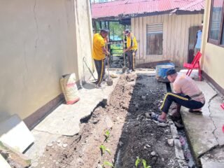 Polsek Kelila Gelar Kurvei, Wujudkan Lingkungan Kantor yang Bersih dan Nyaman