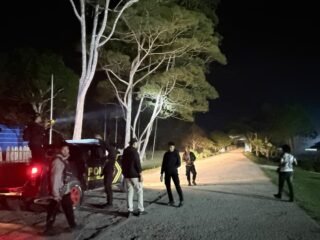 Patroli Malam Polres Mamberamo Tengah, Hadir Menjaga Keamanan dan Ketenteraman Kobakma