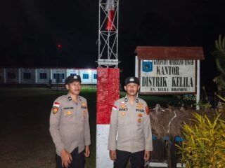 Patroli Humanis Polsek Kelila, Merawat Keamanan Lewat Kedekatan dengan Masyarakat