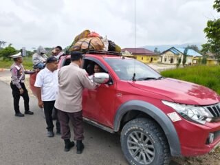 Wakili Kapolres, AKP Ihaka Markus Imoliana,S.H., Pimpin Kegiatan Hari Pertama Operasi Patuh Cartenz 2026