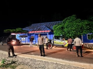 Perkuat Kesiapsiagaan Pengamanan, Pamapta II Polres Mamberamo Tengah Sisir Objek Vital Kobakma